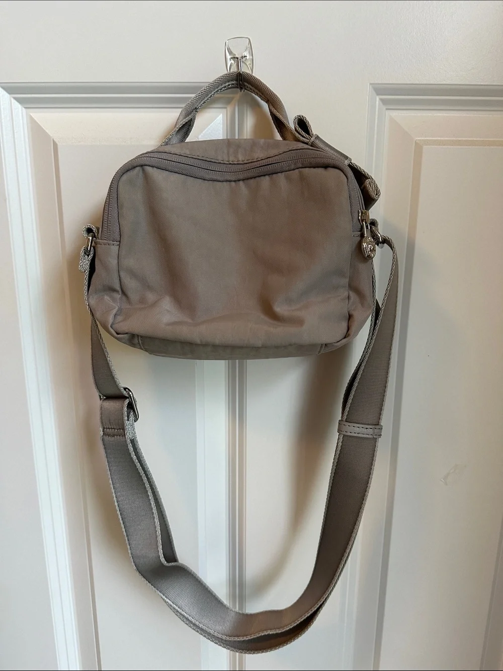 Gray Crossbody Shoulder Bag - Compact Everyday Men’s Bag